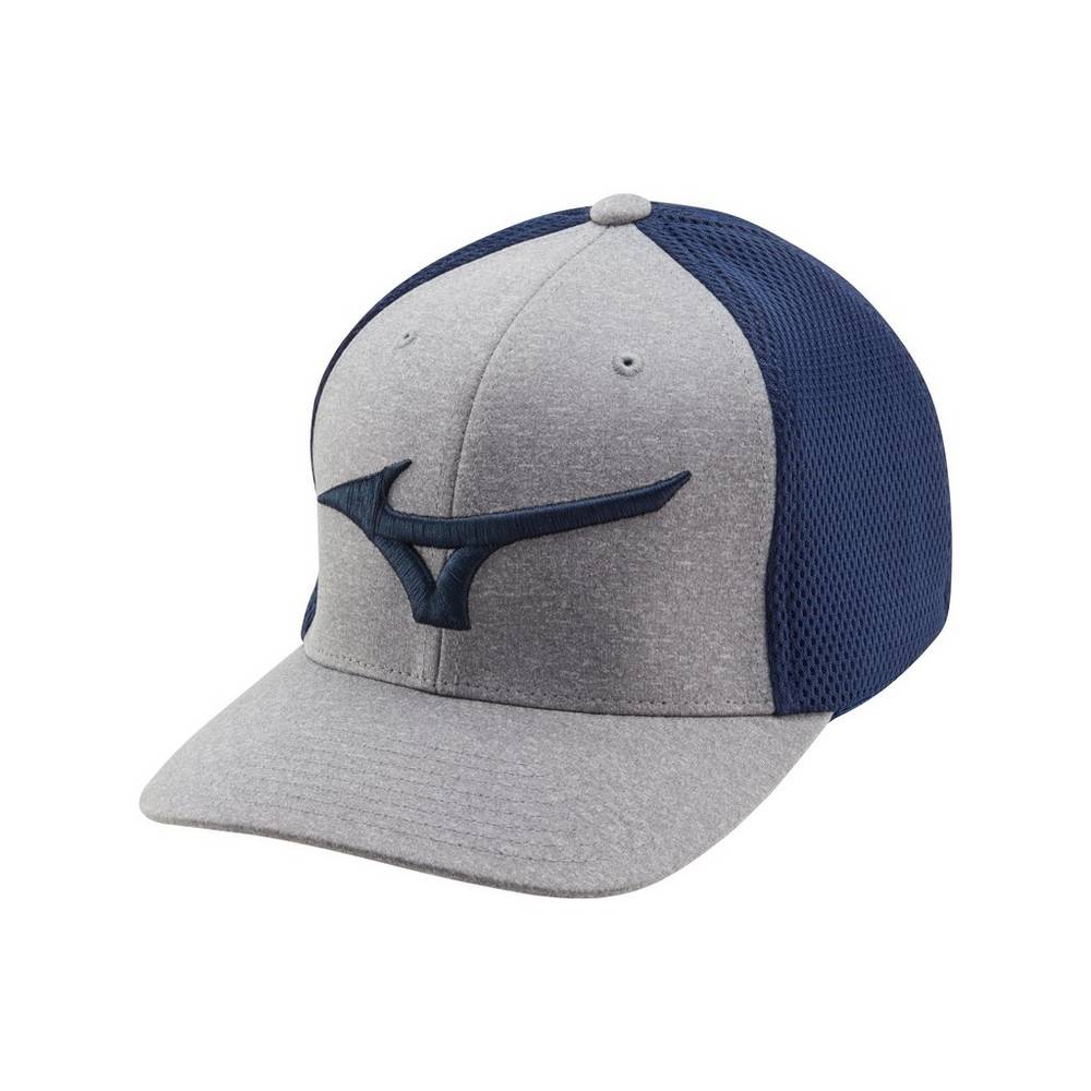 Mizuno Men's Fitted Meshback Golf Hat Navy (260309-OSV)